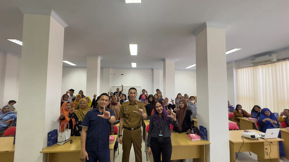 Workshop guna mendorong literasi keuangan, bagi Usaha Mikro Kecil Menengah (UMKM) dilakukan oleh, PT Jaminan Kredit Indonesia (Jamkrindo).