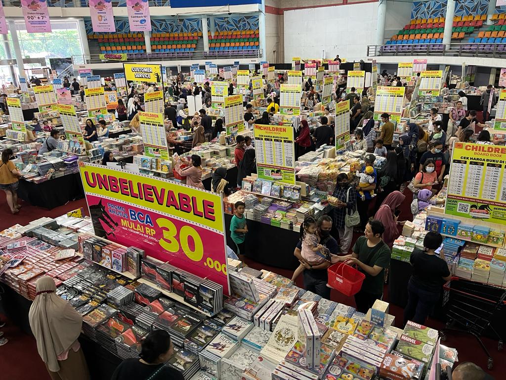 Bazar Buku Internasional dengan Koleksi Terjangkau, BBW Hadir mulai 28 September - 8 Oktober 2023 di Dome