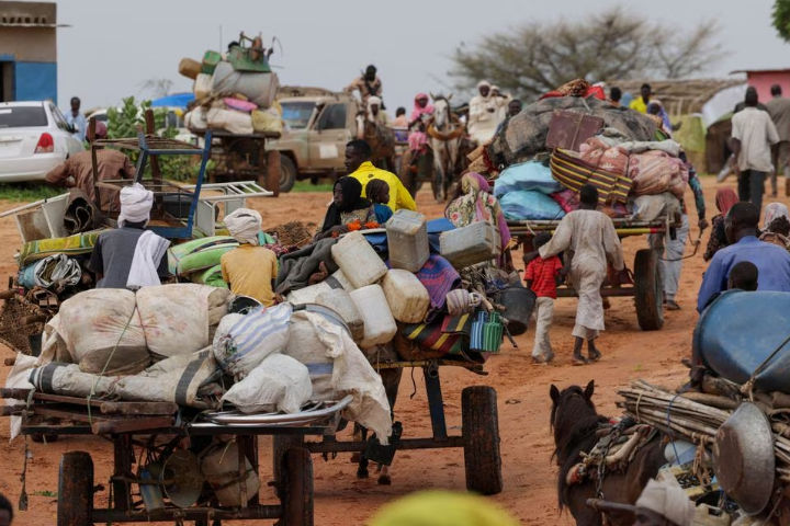 Orang Sudan yang Melarikan Diri dari Konflik di Wilayah Darfur Sudan