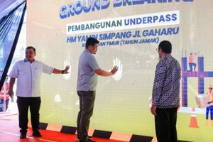 Wali Kota Medan Bobby Nasution Resmikan Pembangunan Underpass Jalan HM Yamin