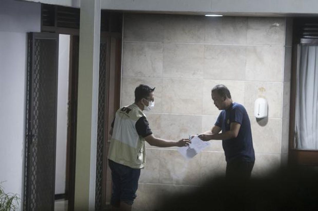 KPK menggeledah rumah dinas Menteri Pertanian Syahrul Yasin Limpo belum lama ini. (Foto: ANTARA FOTO/Muhammad Adimaja)