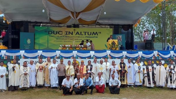 Lembaga Pendidikan St Klaus Kuwu Rayakan Pancawindu, Kaka Slank Doakan Agar Jadi 'Pemantik di Tengah Tantangan Zaman'