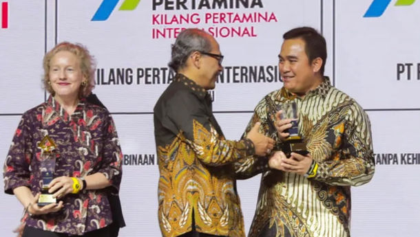 Kilang Pertamina Plaju Raih Penghargaan Subroto