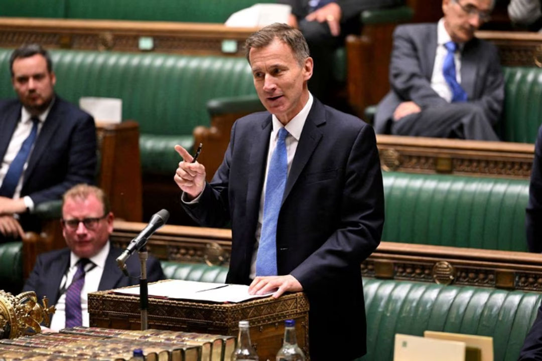 Menteri Keuangan Inggris Jeremy Hunt