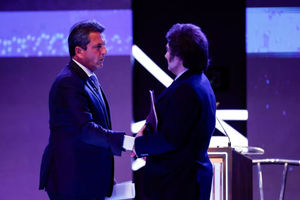 Calon Presiden Argentina Sergio Massa dan Javier Milei