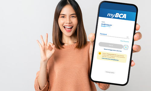 Aplikasi MyBCA dapat digunakan untuk paylater
