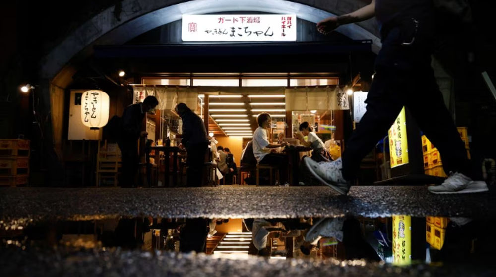 Restoran di distrik Shimbashi di Tokyo