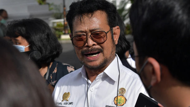 Mentan Syahrul Yasin Limpo Ajukan Pengunduran Diri ke Jokowi