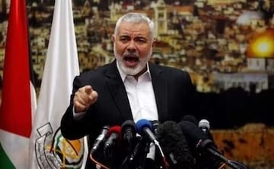 Keputusan Hamas membombardir Israel, dikatakan Haniyeh akibat cairnya hubungan diplomasi negara-negara Arab lainnya kepada Israel. Hal itu dinilai mengesampingkan perjuangan Palestina dalam memperoleh kedaulatan dunia.