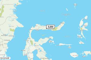 Pusat gempa berada di laut 17 km BaratDaya Boalemo
