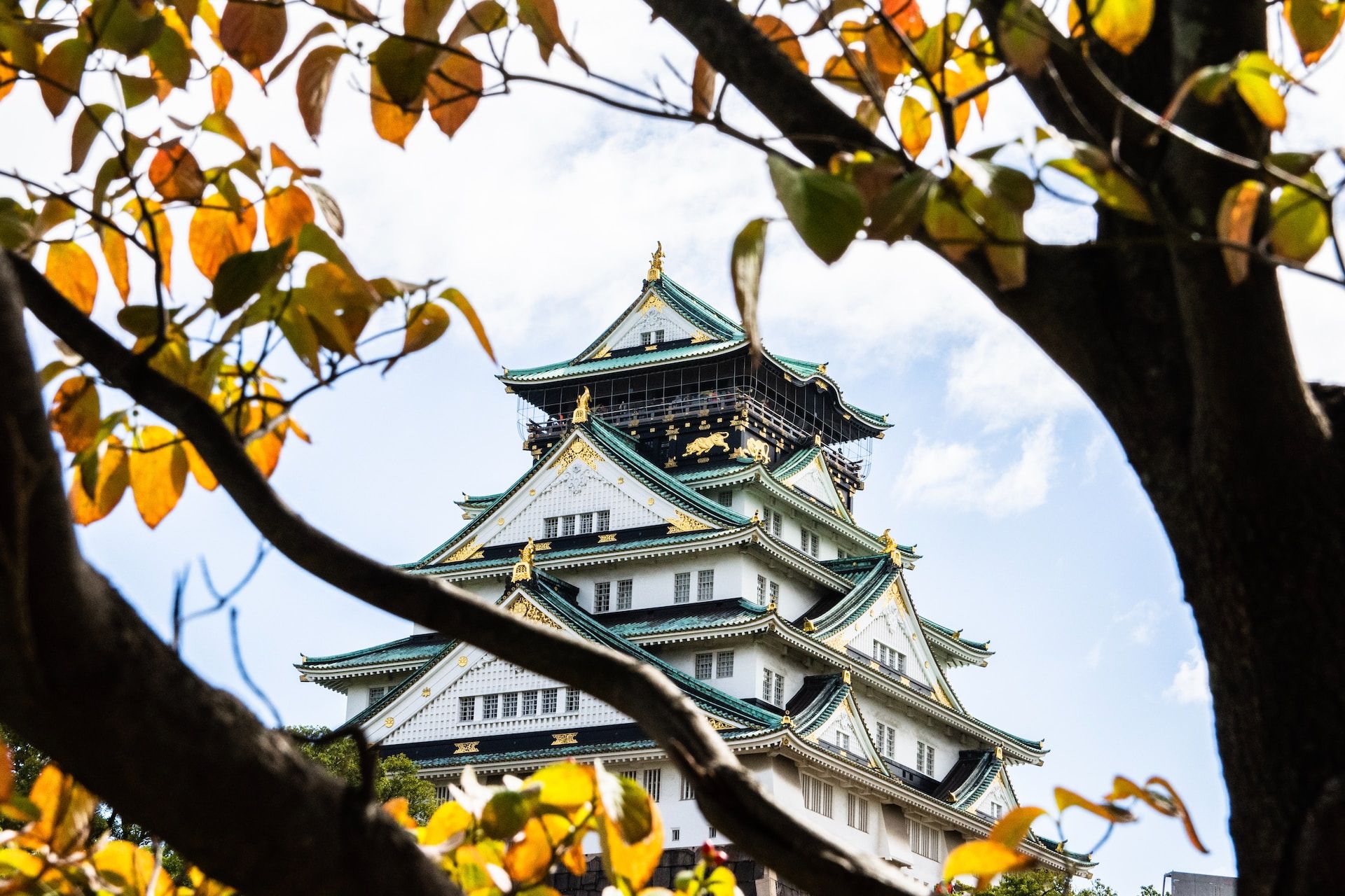 Osaka Castle di Osaka, Jepang (unsplash.com/@nrdoherty)