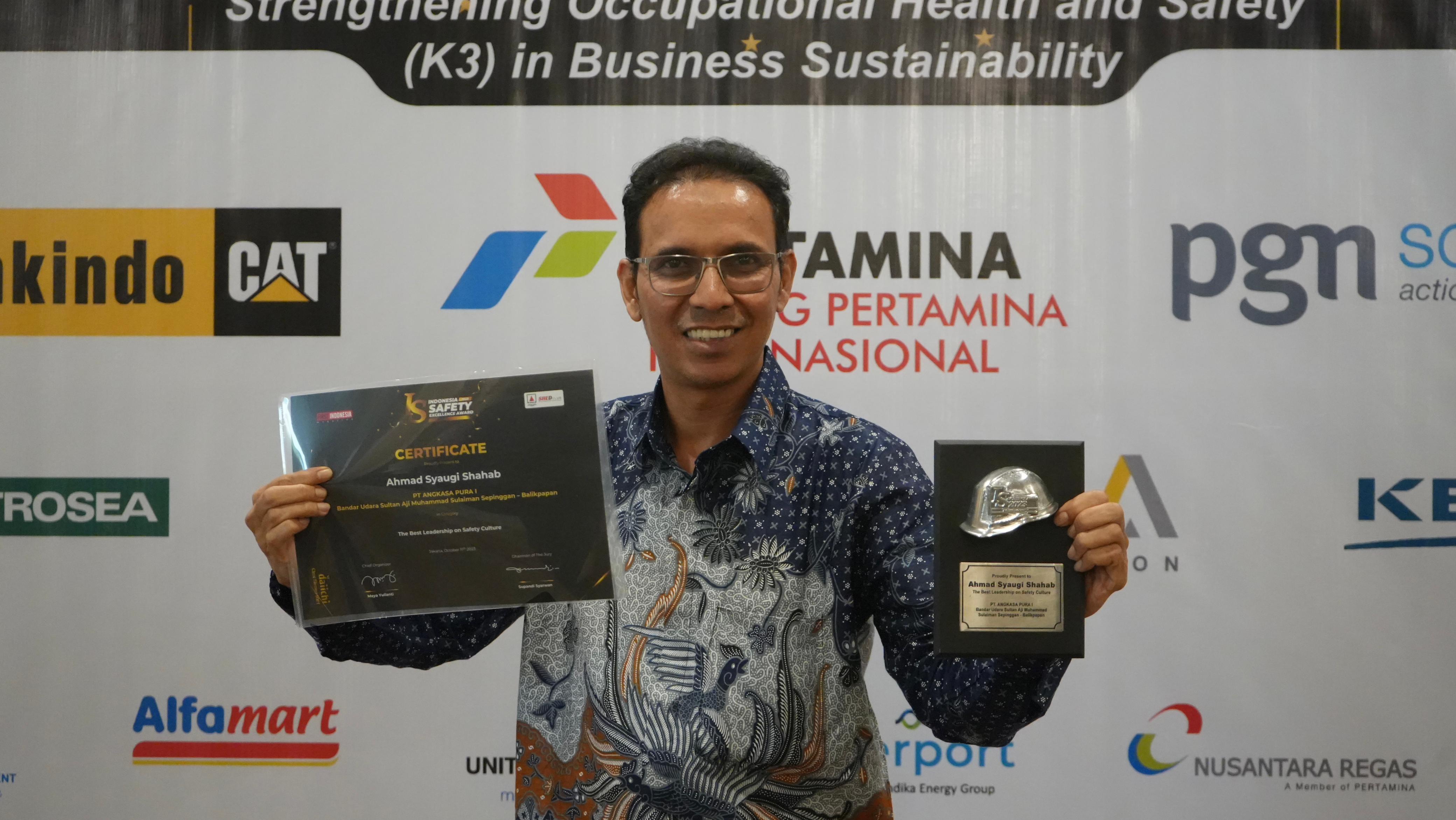 Bandara SAMS Sepinggan Borong 3 Penghargaan Indonesia Safety Excellence Award