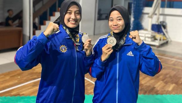 Dua Mahasiswi IIB Darmajaya Juara Kejurnas Perti Semar Pencak Silat 2023