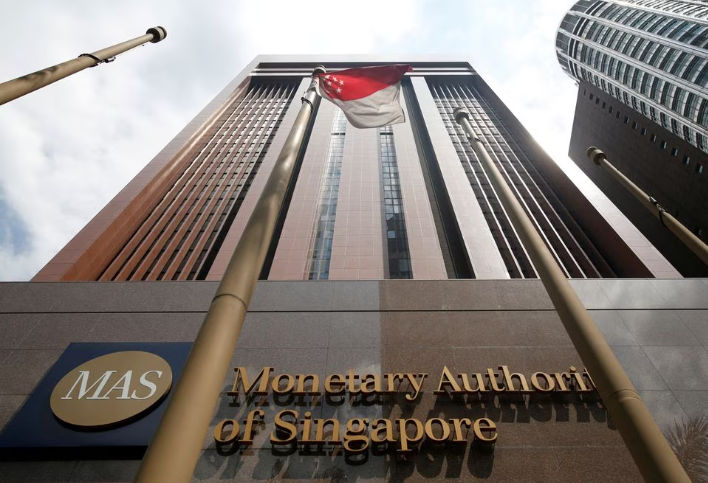 Kantor Pusat Otoritas Moneter Singapura di Singapura (Reuters/Darren Whiteside)