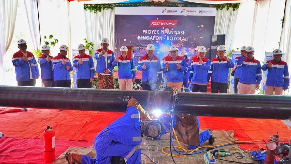 Langkah Nyata Perkuat Ketahanan Energi di Jawa Tengah, Sinergi Subholding Gas dan Subholding C&T Pertamina Bangun Proyek Pipa Minyak Pengapon - Boyolali