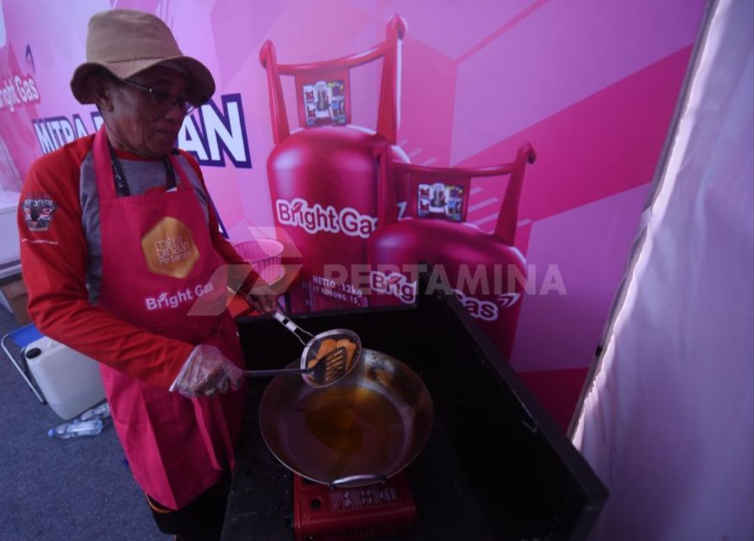 Salah satu UMKM Pertamina di booth Pertamina MotoGP Mandalika 2023