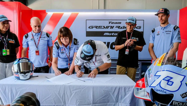 Promosikan Jenama Lokal, Kemenparekraf Lanjutkan Kerjasama Gresini Racing