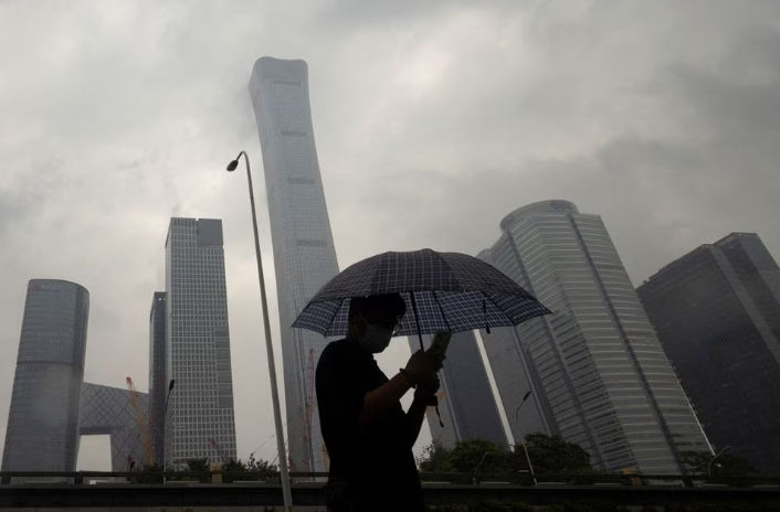 Ilustrasi Kawasan Pusat Bisnis China (Reuters/Thomas Peter)