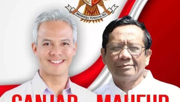 Akhirnya,  PDIP Umumkan Mahfud MD  Jadi Cawapres Ganjar Pranowo