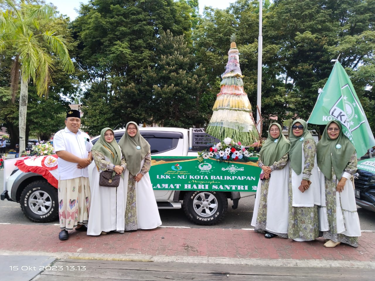 Bunda Arita dalam kegiatan Hari Santri Nasional 2023