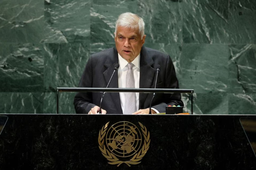 Presiden Sri Lanka Ranil Wickremesinghe (Reuters/Brendan McDermid)