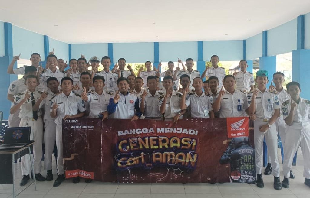 Astra Motor Kaltim 1 Beri Edukasi Safety Riding di SMK Negeri 5 Balikpapan