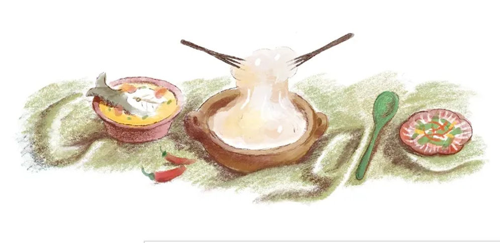  Papeda sendiri adalah bubur sagu lezat yang menjadi makanan pokok khas Indonesia Timur bahkan telah memperoleh popularitas di seluruh dunia.