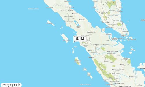 Pusat gempa berada di laut 62 km tenggara Nias Selatan