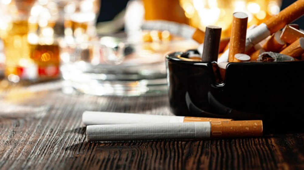 Ilustrasi Rokok dalam Asbak