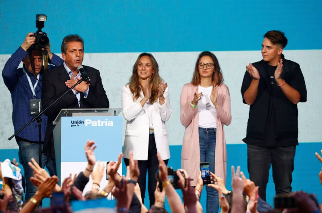 Calon Presiden Argentina Sergio Massa (Reuters/Mariana Nedelcu)