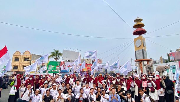 KAMMI Lampung Ikuti Aksi Dukung Kemerdekaan Penuh Palestina