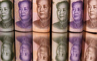 Ilustrasi Uang kertas Yuan China
