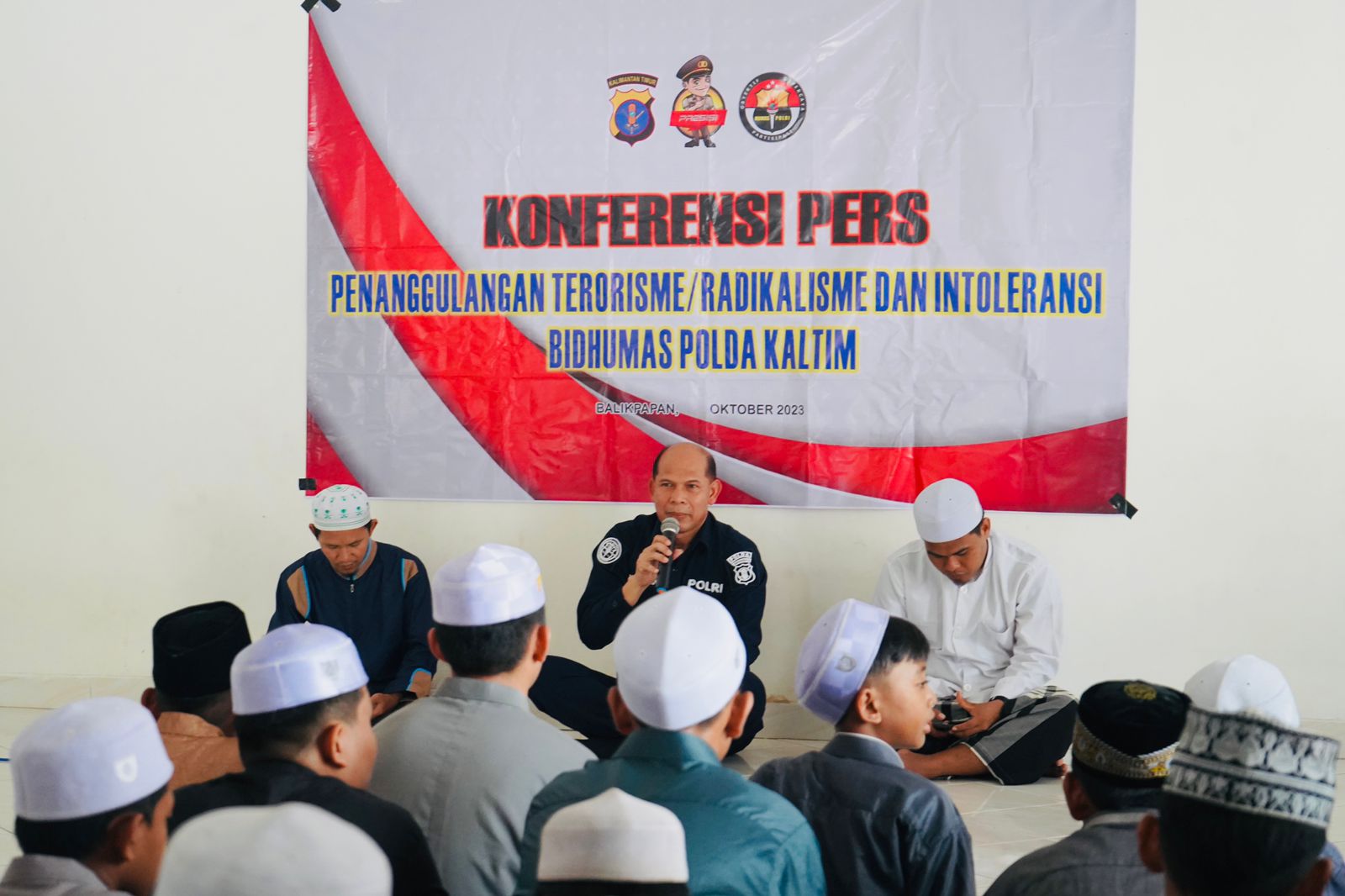 Cegah Radikalisme dan Intoleransi, Bidhumas Polda Kaltim Sosialisasi di Pondok Pesantren Balikpapan