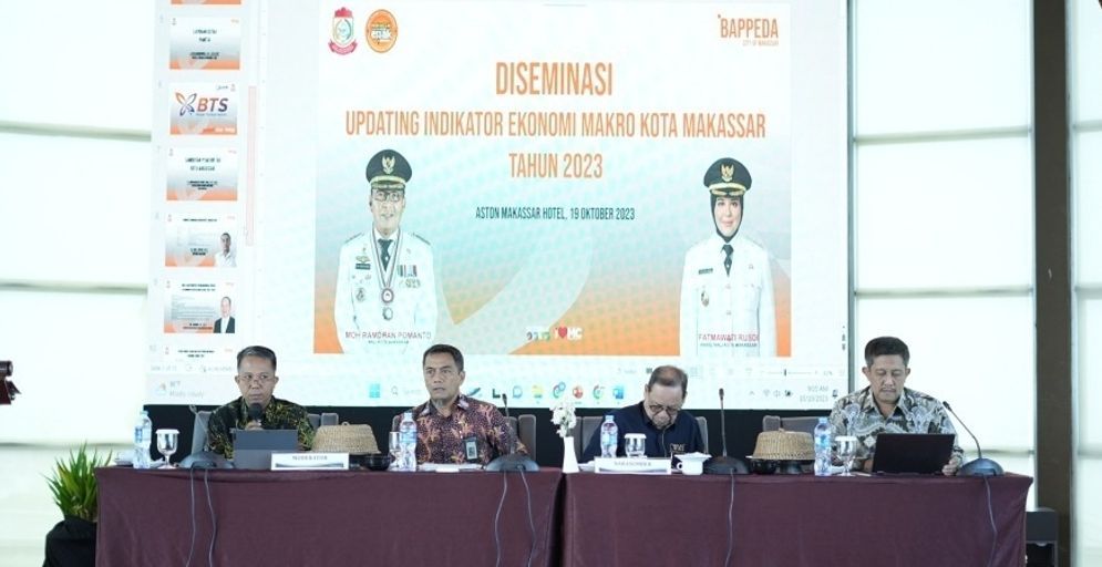 Bappeda Makassar Gelar Diseminasi Dokumen Updating Indikator Ekonomi Makro  2023 - makassarinsight.com