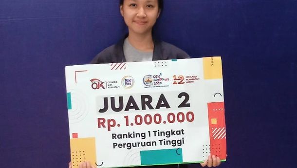 Giovanni Athalia Chandra Juara 2 Lomba Ranking 1 Tingkat Perguruan Tinggi 