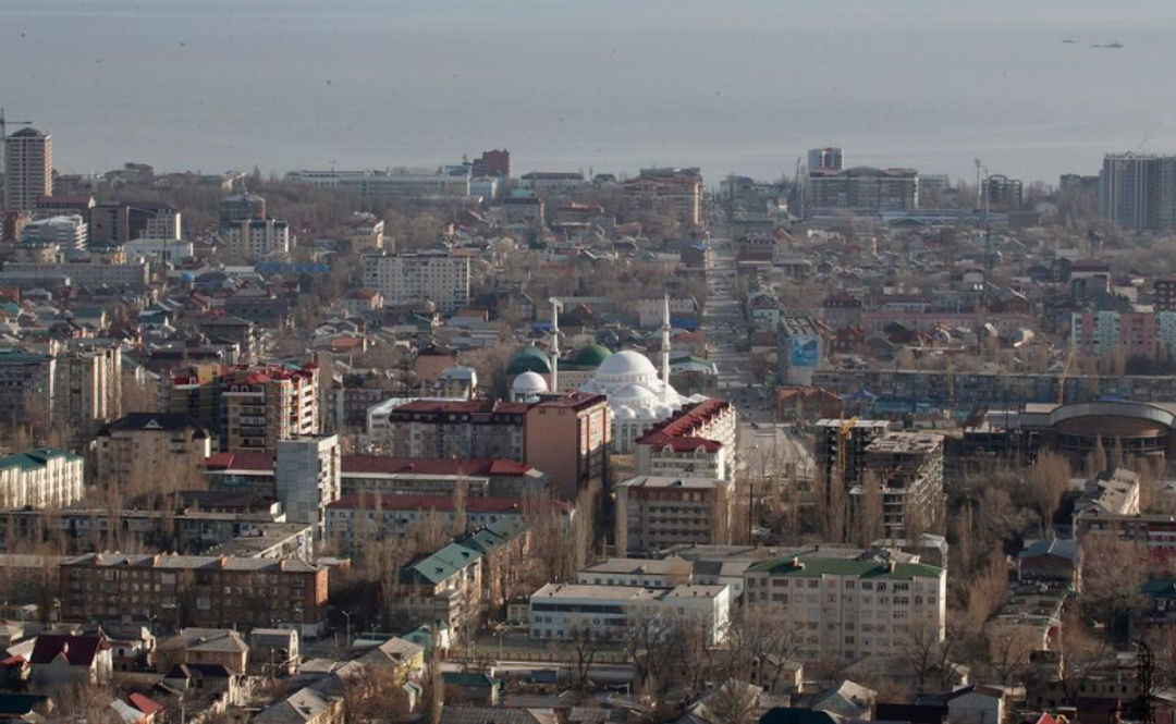 Pemandangan Udara dari Ibu Kota Dagestan, Makhachkala (Reuters/Grigory Dukor)