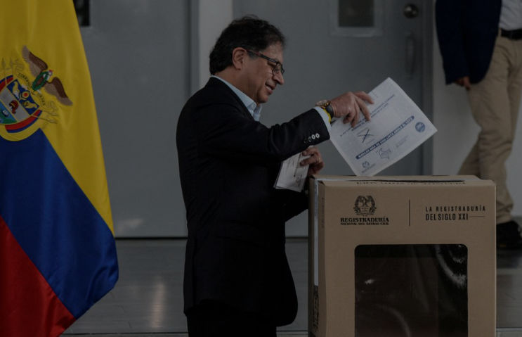 Presiden Kolombia Gustavo Petro (Reuters/Vanessa Jimenez)