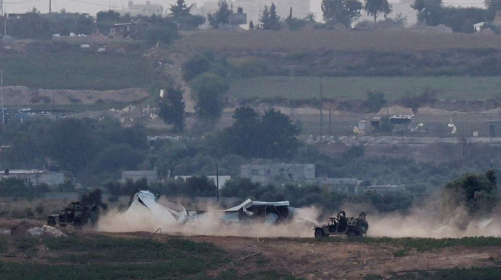 Manuver Jip Israel di Jalur Gaza