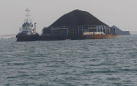 Perusahaan batu bara PT Adaro Minerals Indonesia Tbk (ADMR) mencatatkan laba periode berjalan yang dapat diatribusikan ke pemilik entitas induk US$250,50 juta atau Rp3,91 triliun