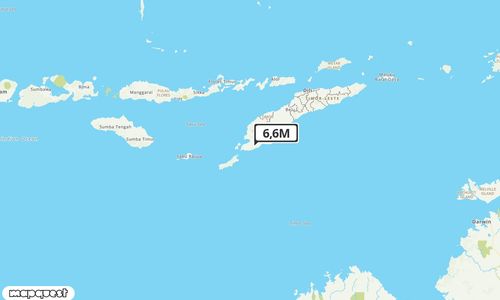 Pusat gempa berada di darat 24 Km Tenggara Kupang