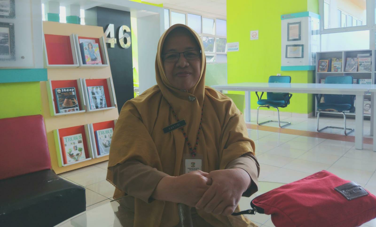 Kepala Bidang (Kabid) Perpustakaan, Dispustakar Kota Balikpapan Kartini 