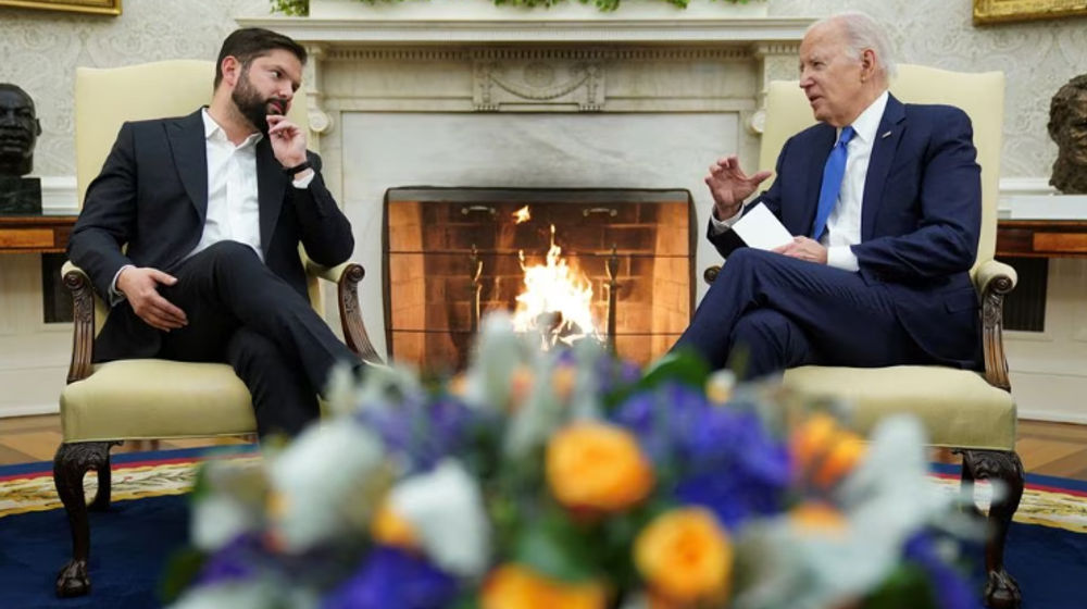 Presiden AS Joe Biden Bertemu dengan Presiden Chili Gabriel Boric di Kantor Oval Gedung Putih di Washington