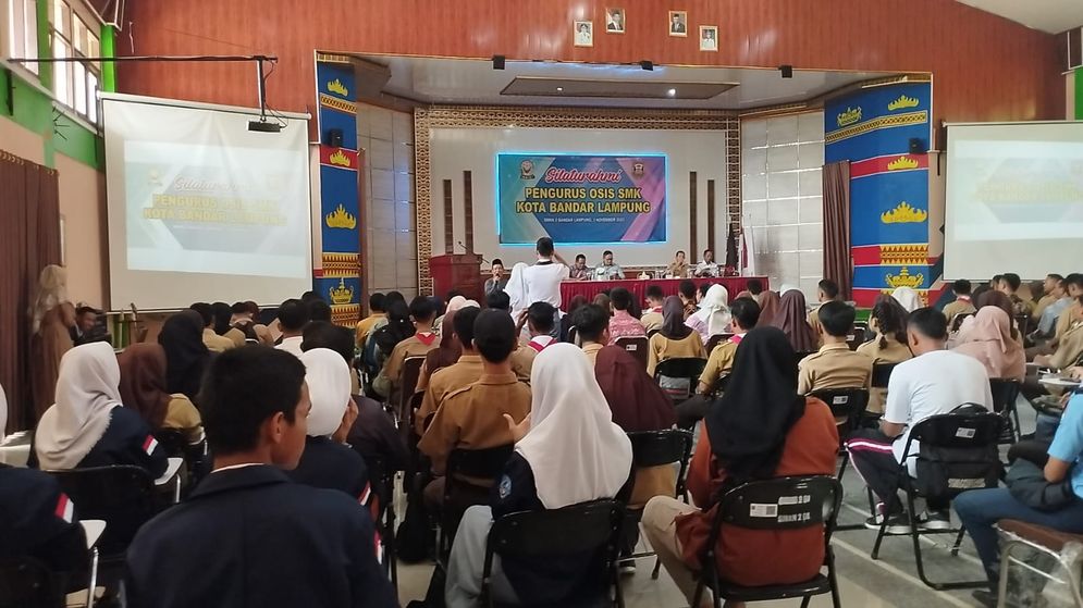 Musyawarah Kerja Kepala Sekolah (MKKS) Sekolah Menengah Kejuruannya membentuk Forum Pengurus OSIS SMK Bandar Lampung