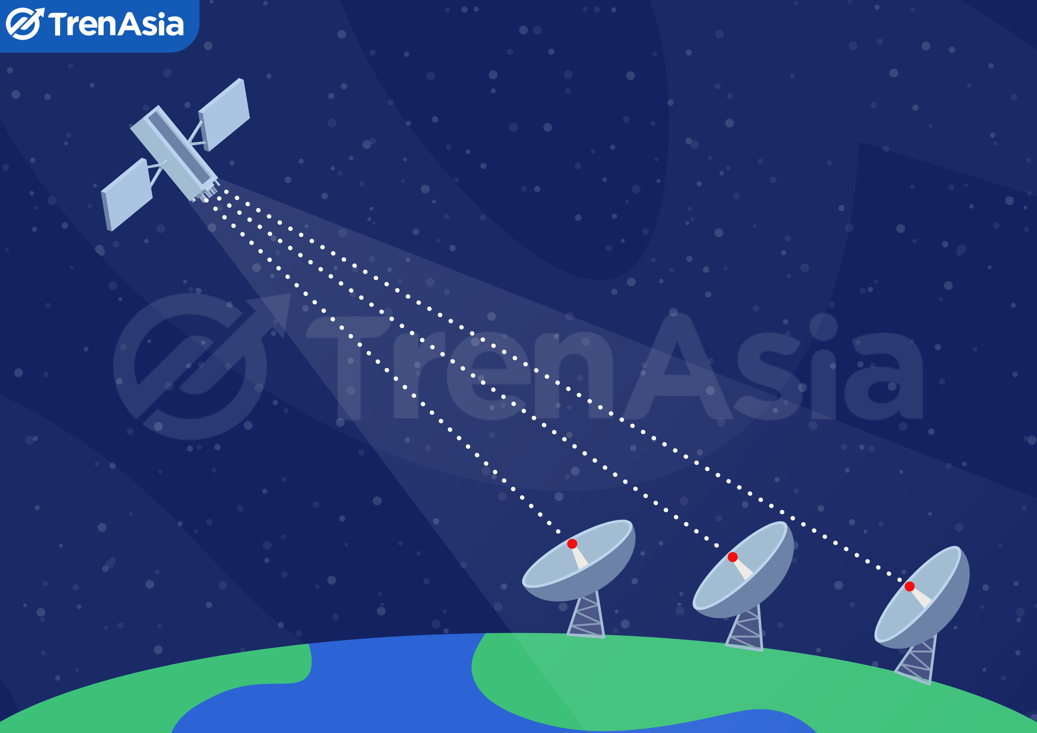 Ilustrasi satelit VSAT