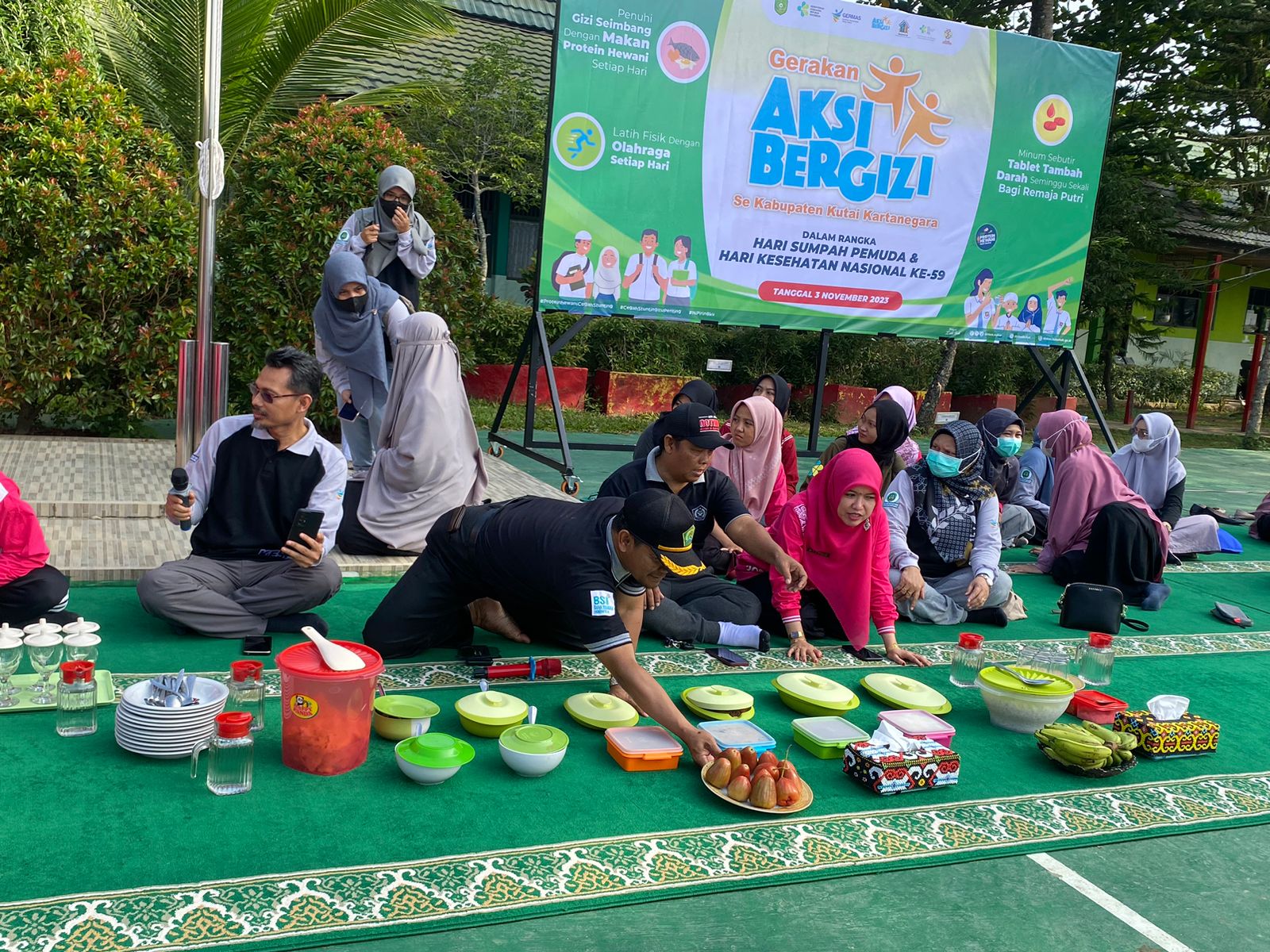 Peringati Hari Kesehatan Nasional ke 59, Gerakan Aksi Bergizi Digelar