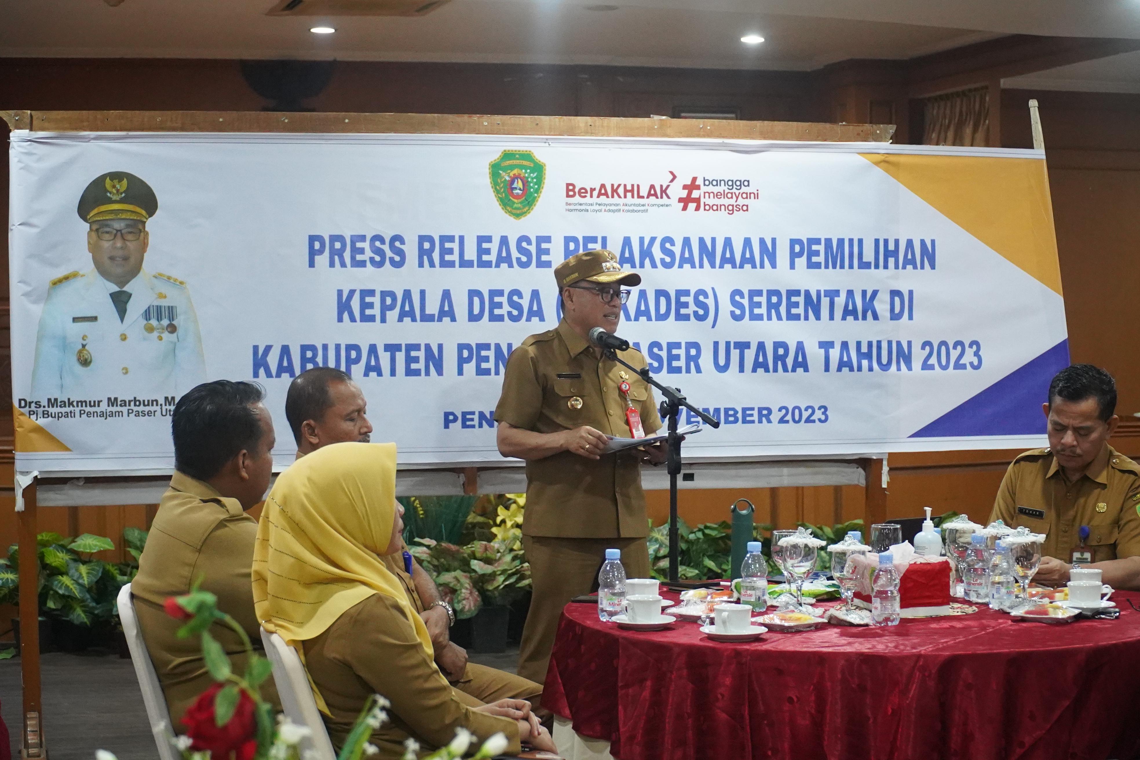 Pilkades Serentak di PPU Berjalan Sukses Sesuai Harapan