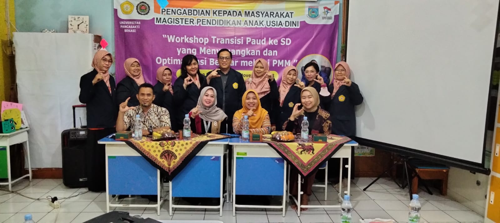 Gelar Workshop, Mahasiswa Pascasarjana PAUD UPS Bekasi Kupas Tuntas Transisi PAUD ke SD yang Menyenangkan dan PMM