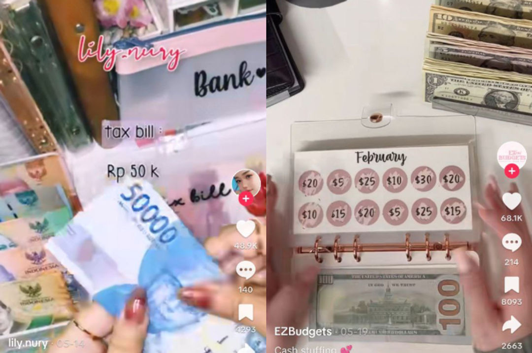 Tren Cash Stuffing di TikTok, Disebut Ampuh Hentikan Kebiasaan Belanja Kompulsif