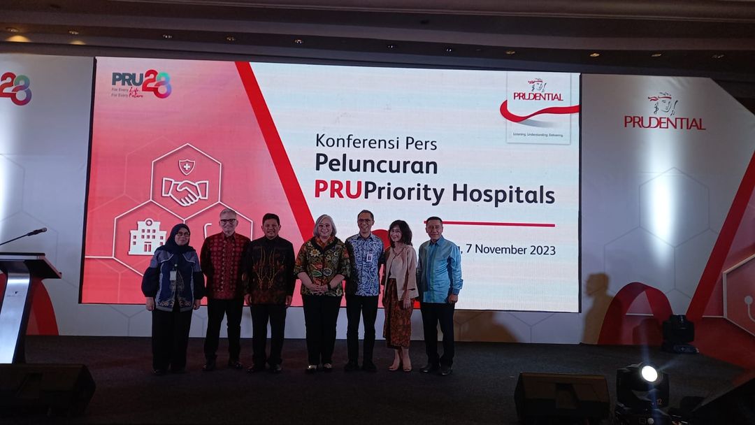 PT Prudential Life Assurance dan PT Prudential Sharia Life Assurance meluncurkan program PRUPriority Hospitals, Selasa, 7 November 2023.