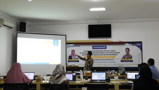 Tingkatkan Scopus, Prodi Akuntansi IIB Darmajaya Workshop Penulisan dan Publikasi Artikel Ilmiah